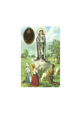 Carte de prière Notre Dame de Fatima