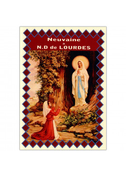 Couverture livret de neuvaine à Notre Dame de Lourdes