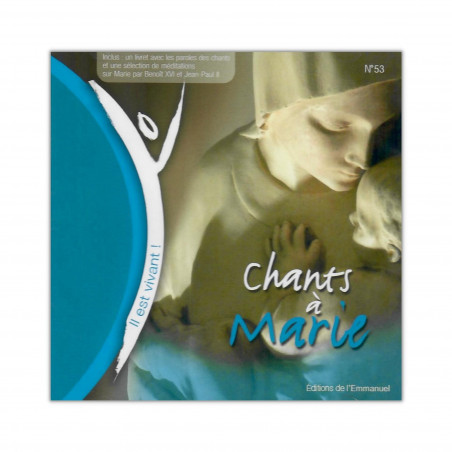 Face avant CD Il est Vivant ! N°53 - Chants à Marie - Éditions de l'Emmanuel